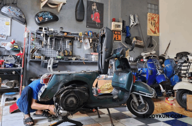Cara Mudah Atasi Bodi Vespa Berkarat